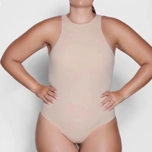 Skims Fits Everybody High Neck Bodysuit Size M